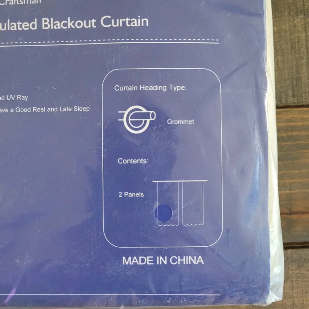 100% Blackout Window Curtains